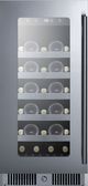 Summit® Classic Collection 3.2 Cu. Ft. Stainless Steel Wine Cooler-1