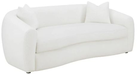Coaster® Rainn 3-Piece Latte Boucle Upholstered Sloped Arm Seating Set-1