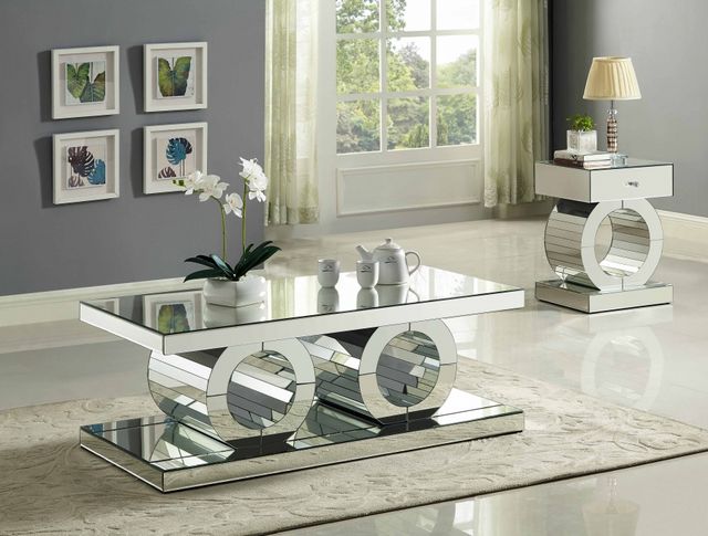 Meridian Furniture Jocelyn Mirrored Coffee Table-3