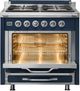 Viking® Tuscany 36" Slate Blue Pro Style Dual Fuel Range-1