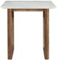 Signature Design by Ashley® Isanti White Rectangular End Table with Brown Base-1