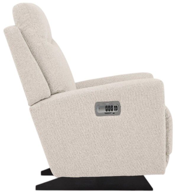 La-Z-Boy® Kodie Ecru Power Rocking Recliner with Headrest-3