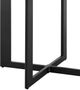 Armen Living Cayman Black Outdoor Patio Round Dining Table-2
