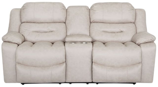 Franklin™ Decker Easter Buff Manual Reclining Console Loveseat-3