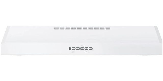 GE® 30" White Under Cabinet Range Hood-0