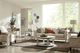 Hammary® Chambers Medium Brown Chairside Table with Chalk White Base-2
