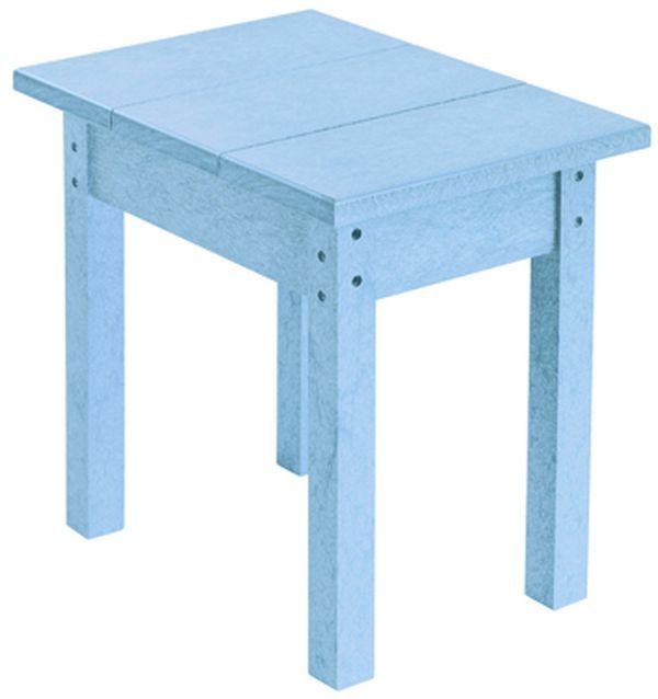 C R Plastic Generation Line Sky Blue Rectangular Table-0