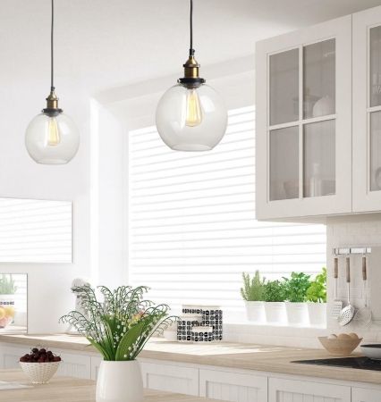 YHD Dark Gray 1-Light Pendant Lighting-1