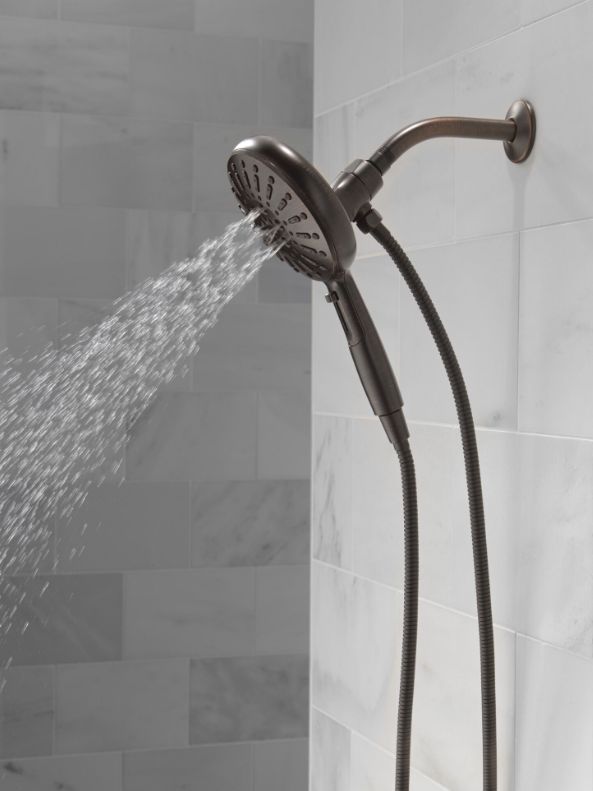 Delta Venetian Bronze 1.75 GPM 7-Setting SureDock® Magnetic Hand Shower-1