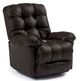 Best® Home Furnishings Customizable Brosmer Leather Power Space Saver® Recliner-0
