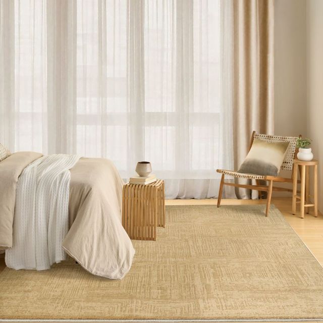 Nourison Home™ DK014 Madison Square Taupe 5'x8' Area Rug-1