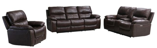 Mazin Furniture Gilbert Brown Power Recliner Chair -2