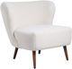 Moe's Home Collection Margot Shearling Cream Accent Chair-0