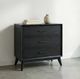 Liberty Furniture Century Modern Black Walnut Nightstand with Charging Station-1