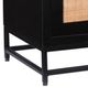 Powell® Raphael Black Cane 3-Drawer Cabinet-2