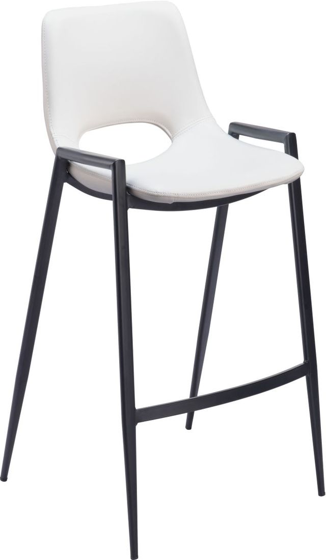 Zuo® Modern Desi White Counter Chair-0