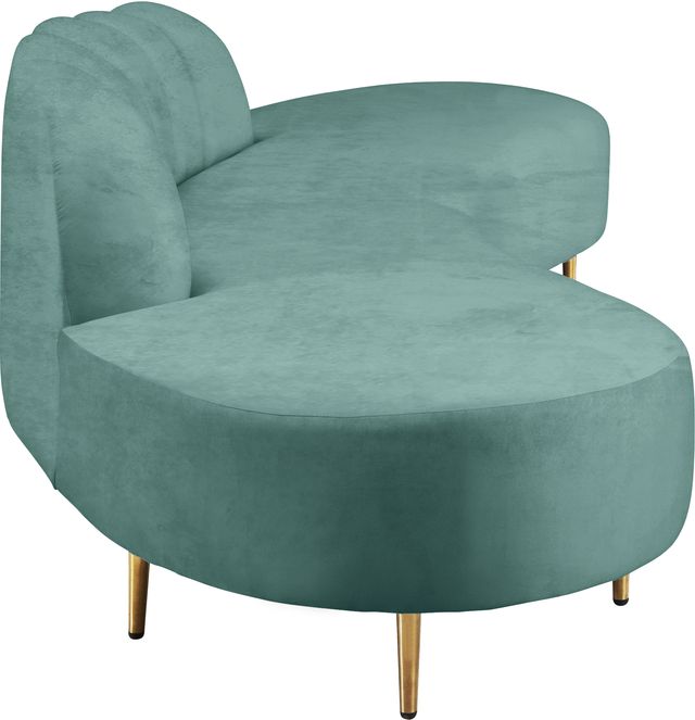 Meridian Furniture Divine 2-Piece Mint Velvet Sectional-2