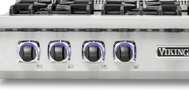 Viking® 7 Series 36" Stainless Steel Natural Gas Rangetop-2