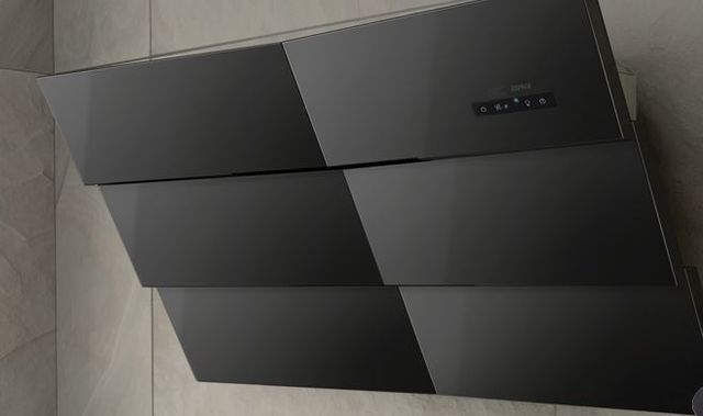 Zephyr ARC Collection Tilt 36" Black Wall Hood-0