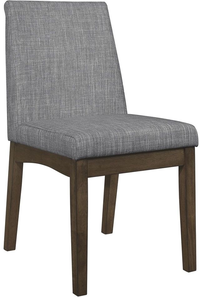 Mazin Furniture Whittaker 7-Piece Dark Brown/Gray Dining Set-2