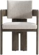 Bernhardt Casa Paros Beige-Brown Dining Arm Chair-1