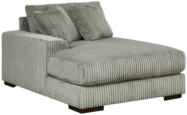 Signature Design by Ashley® Lindyn 3-Piece Fog U-Shaped Sectional and Double Chaise-1
