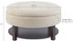 Olliix by Madison Park Cream/Brown Miller Ottoman-1