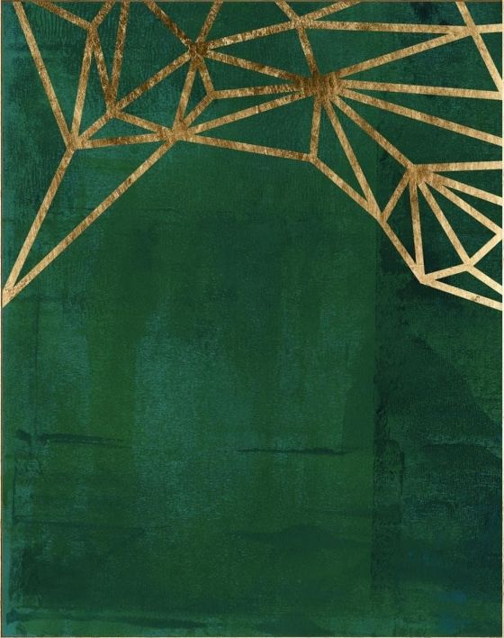 Classy Living Jacob Green Jungle Web II Wall Art-1