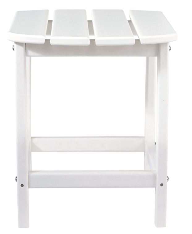 Signature Design by Ashley® Sundown Treasure White Outdoor Rectangular End Table-2