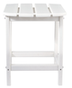 Signature Design by Ashley® Sundown Treasure White Outdoor Rectangular End Table-2