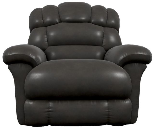 La-Z-Boy® Randell Dark Chocolate Leather Power Rocking Recliner with Headrest and Lumbar-1