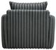 Homelegance® Tomball Dark Gray Swivel Accent Chair-4