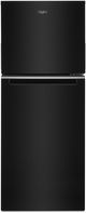 Whirlpool® 24" 11.6 Cu. Ft. Black Counter Depth Top Freezer Refrigerator-0