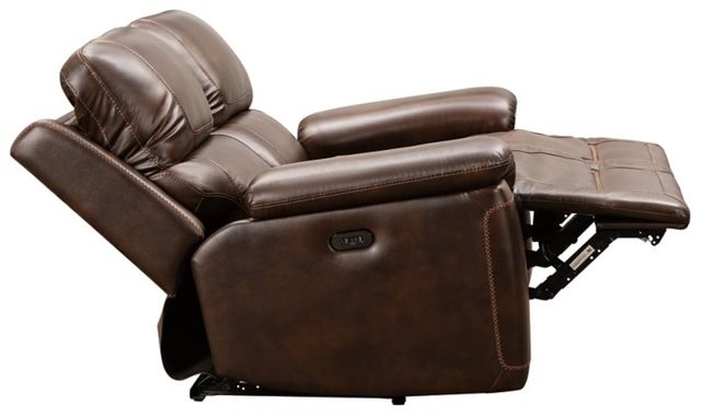 Signature Design by Ashley® Wentler Brown Power Reclining Loveseat-3