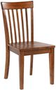 TEI Burnished Walnut Slat Back Side Chair-0
