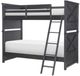 Legacy Kids Teen Flatiron Black Twin/Twin Bunk Bed-0