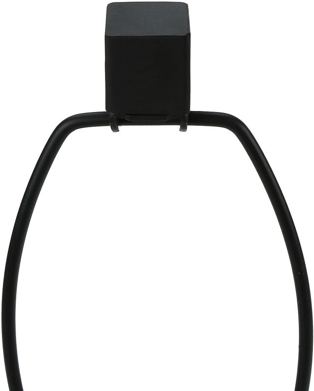 Monarch Specialties Inc. 25"H Black Metal Table Lamp-1