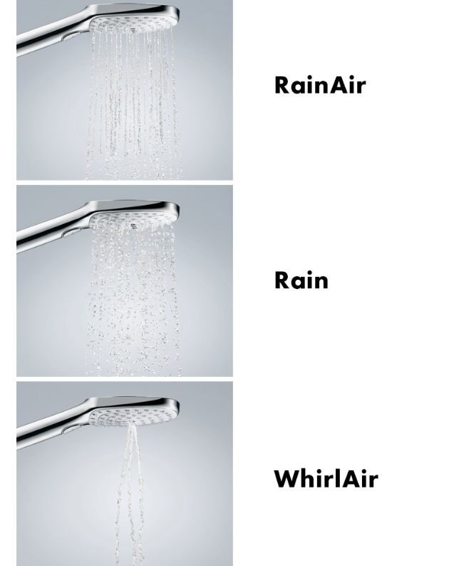 Hansgrohe Raindance Select E Brushed Nickel Handshower Set-1