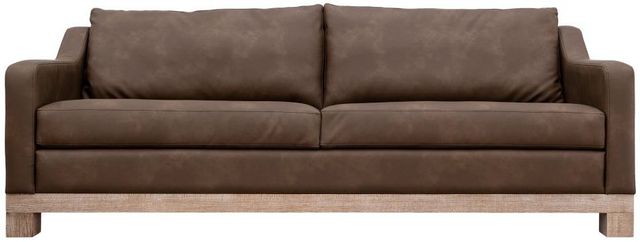 International Furniture Direct Samba Dark Chocolate/Sand Drift Sofa-1