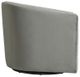 Elements International Stanton Mercer Gunmetal Swivel Chair-2