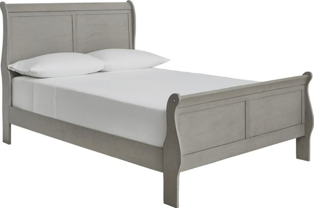 Signature Design by Ashley® Kordasky 4-Piece Dove Gray Full Sleigh Bed Set-1