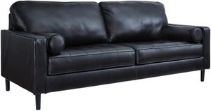 Signature Design by Ashley® Bryceview Onyx Sofa Front view of the Signature Design by Ashley® Bryceview Onyx Sofa