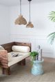 A & B Home 2-Piece Brown Rope Woven Chandeliers-5
