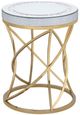 Coaster® Elise 2-Piece Mirror Top Occasional Table with Gold Base Set-1