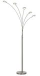 Cal® Lighting & Accessories Cremona Brushed Steel Floor Lamp-0
