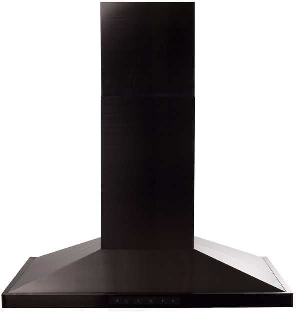 ZLINE 48" Black Stainless Steel Island Range Hood-0