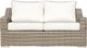 Enclover Tulip Driftwood/White Loveseat-1