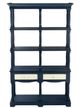 A & B Home Gerald Blue-Green Wood Shelf -1