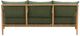 Dovetail Furniture Tahoe Green/Natural Fabric/Wooden Sofa-4