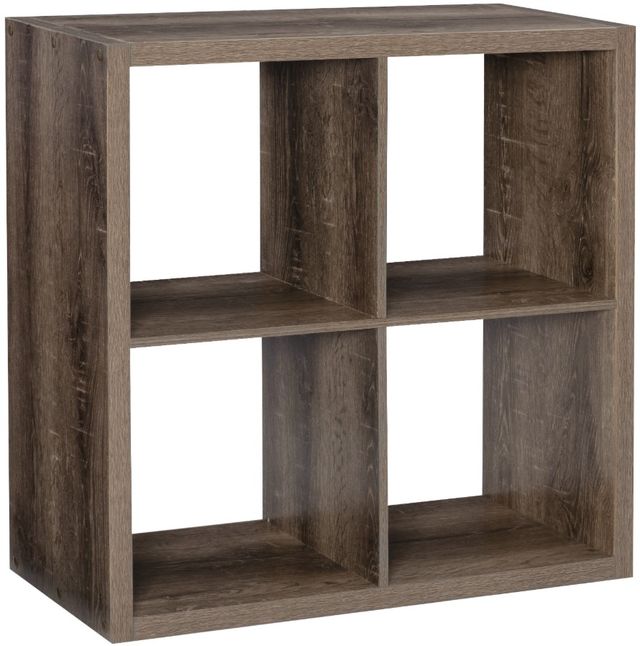 Linon Cody Gray 4-Cube Storage Cabinet-0